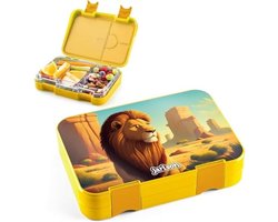 Selbro ® Jarlson® Toni Lunchbox voor kinderen, met vakken, bento box, lekvrij, snackbox voor kleuterschool en school, meisjes en jongens