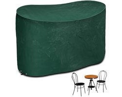 Selbro®, Kleine Bistro Set Hoes, 146*70*80cm waterdichte Tuinmeubelset Hoes, Polyethyleen Outdoor Bistro Tafel Stoel Hoes, Winddicht Terrasmeubilair Hoes, Anti-UV