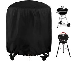 Selbro®, Waterkoker BBQ Hoes, Ronde Barbecue Hoes 73x71 cm waterdicht Heavy Duty 420D Oxford Stof Ronde Gasgrillhoezen met koord koord DHKBC73EU-4BK