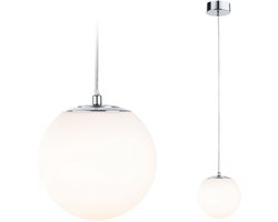 Selection Bathroom LED-hanglamp Gove IP44 3000K 900lm 9W Chroom, Satijn