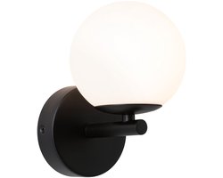 Selection Bathroom LED-wandlamp Gove IP44 3000K 400lm 230V 5W Zwart mat, Satijn