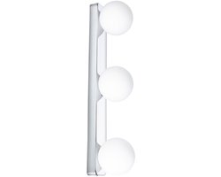 Selection Bathroom Wandlamp Gove IP44 G9 230V max. 3x20W dimbaar Chroom, Satijn