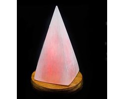 Seleniet Lamp - Piramide Seleniet Lamp met verschillende Kleuren - 10 cm.