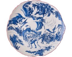 Seletti Classics On Acid Dinerbord Ø28 Blue Chinoiserie