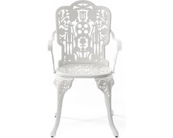 Seletti Industry Garden Tuinstoel Met Armleuning Wit