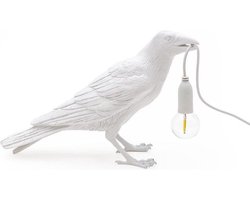 Seletti - Lamp-Bird Lamp- Waiting- wit