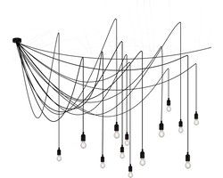 Seletti - "MAMAN" SET OF 14 LED LIGHTS - BULB DIM SATIN