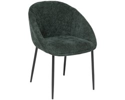 SELISO-stoel met omhullende zitting van chenille