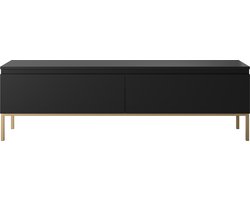 Selsey Bemmi - RTV 150 cm - Zwart met gouden poten