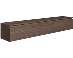 Selsey Bemmi - TV-wandmeubel, Wisconsin walnoot, 175 cm