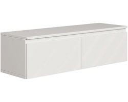 Selsey Bemmi - TV-wandmeubel, wit, 100 cm