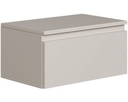 Selsey Bemmi – Wandnachtkastje met lade greige 49 cm