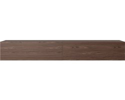 Selsey Bisira - TV-wandmeubel, walnoot, 200 cm