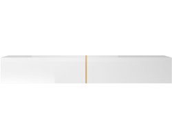Selsey Bisira - TV wandmeubel wit/goud 200 cm