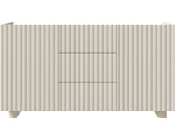 Selsey Fiorra - Tweedeurs dressoir met drie lades 144 cm - Kashmir