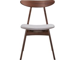 Selsey Gooddly - Houten stoel - Noten/beige