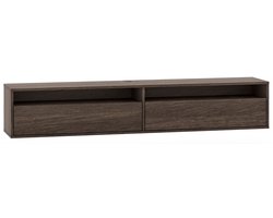 Selsey Heggers – TV-meubel met 2 deuren en vakken - Dunin eiken - 180cm