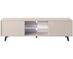 Selsey Lefyr - TV-meubel 140 cm - Grijs beige