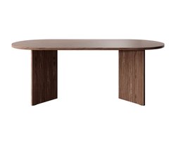 Selsey Ovo - Tafel - 204 cm - Noten