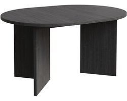 Selsey Ovo – Uitschuifbare eettafel, rond, 110–190 x 110 cm, Houtlook Es Portland