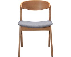 Selsey Panize - Houten stoel - Natuurlijke eik/grijs