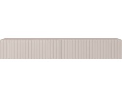 Selsey Telire - RTV kast 175 cm - grijs beige met lamellenfront