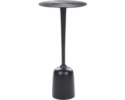 SELWYN - Bijzettafel - Zwart - Aluminium