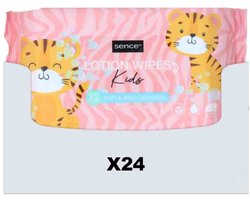Sence - Baby & Kids Wipes Lotion - 24 x 72 stuks - Voordeelverpakking