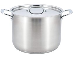 Senella Professionele Kookpan - 20 liter - Inductie - Gas - Elektrisch - RVS - Soeppan - Horeca pannen - 31 cm x 31 cm