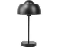 SENETTE - Tafellamp - Zwart - Metaal