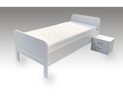Seniorenbed wit 90 x 200 cm
