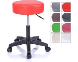 Sens Design - kruk, rolkruk, werkstoel, krukje - Bella-Rose - Rood