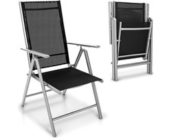 Sens Design Tuinstoel - inklapbaar - zilver