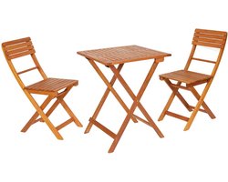 SenS Garden Furniture - Bela Bistro Set - Bruin - 58x58x75
