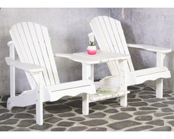 SenS-Line - Adirondack Duo Tuinbank White - Wit