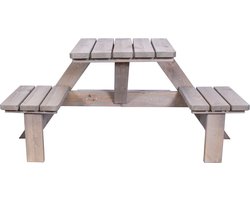 Sens-Line - Berlin wand Picknicktafel - 158,5x58x78,5cm - Bruin
