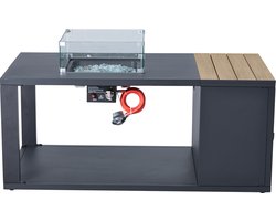 Sens-Line - Capri firepit table - Terrashaard - Aluminium