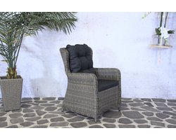 SenS-Line - Denver Wicker Tuinstoel - 2 stuks - Bruin