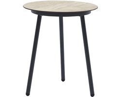 Sens-Line - Elena Bijzettafel - Ø50cm - Kunststof Bruin