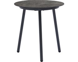 Sens-Line - Elena Bijzettafel - Ø50cm - Kunststof Grijs