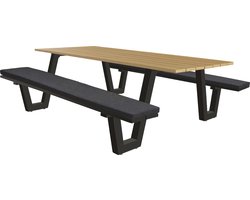 Sens-Line - Lorenzo Picknicktafel 220cm - Bruin - Aluminium