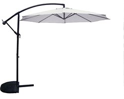 SenS-Line Menorca zweefparasol rond - Ø 300 cm - Ecru