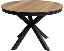 Sens-Line - Milano Tuintafel - Ø120cm - Houtkleur