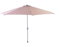 SenS-Line - Salou Parasol Taupe Ø300 Cm - Grijs