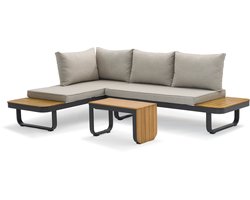 Sens-Line - Samos Loungeset - Multifunctioneel - Aluminium - Taupe