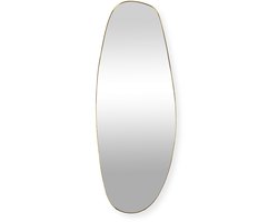 SensaHome Rafael Wandspiegel – Organische Spiegel – Asymmetrisch Design – 160x60 cm – Goud