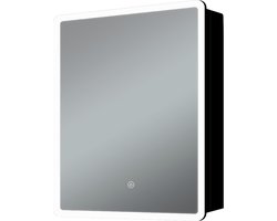 SensaHome Spiegelkast met LED-verlichting - Badkamerkast - 3 kleuren LED - 50x70cm