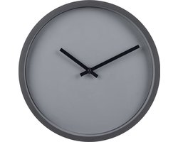 SensaHome Wandklok Berlin - Moderne Minimalistische Design Ronde Klok - Nordic Stijl - Ø30cm - Grijs