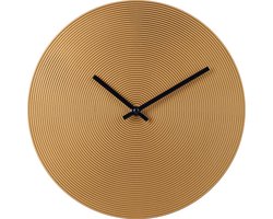 SensaHome Wandklok Havana - Luxe Industrieel Design - Minimalistische Roest Look - Ø30cm - Brons