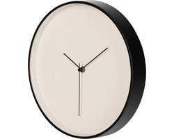 SensaHome Wandklok London - Minimalistisch Design Ronde Klok - Nordic Stijl - Ø30cm - Beige